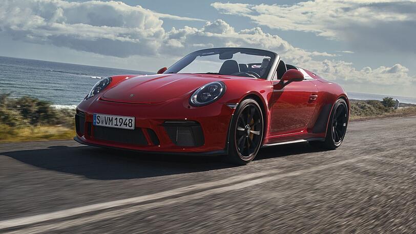 Bis zu 309 Sachen soll der Speedster dank turbofreiem Vierliter-Sechszylinder schnell sein.