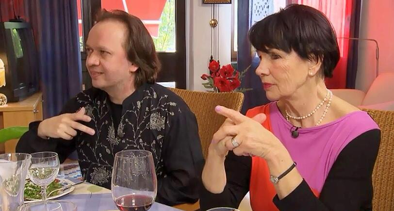 Danielas Heiler Frank und ihre Mutter Annelie.