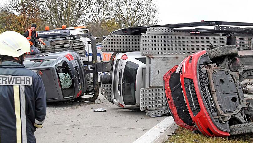 Die Bilder vom Unfallort Die Bilder vom Unfallort