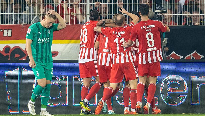 Union Berlin konnte sich letztlich doch noch über drei Punkte gegen Gladbach freuen.