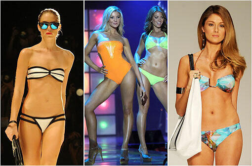 Servus Winter, hallo Frühlingsgefühle - Bilder von der &ldquo;Mercedes-Benz Fashion Week&rdquo; und der &ldquo;Dallas Cowboys Cheerleaders Swimsuit Fashion Show&rdquo;.