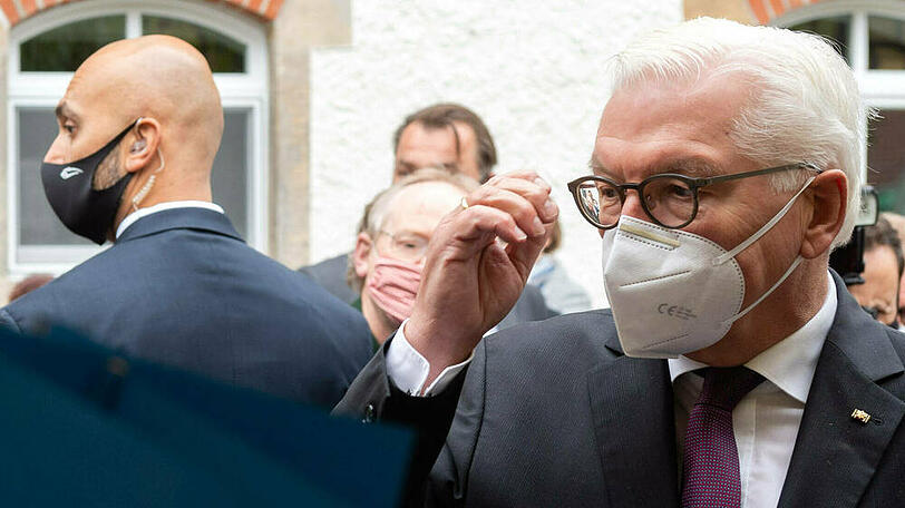 Frank-Walter Steinmeier auf einem Termin vor wenigen Tagen