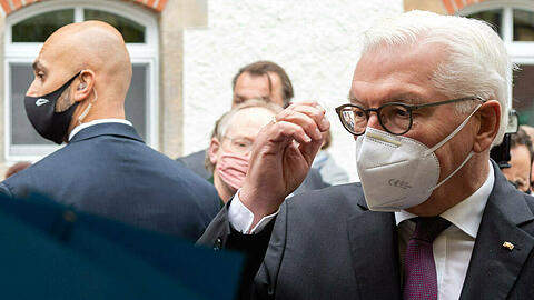 Frank-Walter Steinmeier auf einem Termin vor wenigen Tagen
