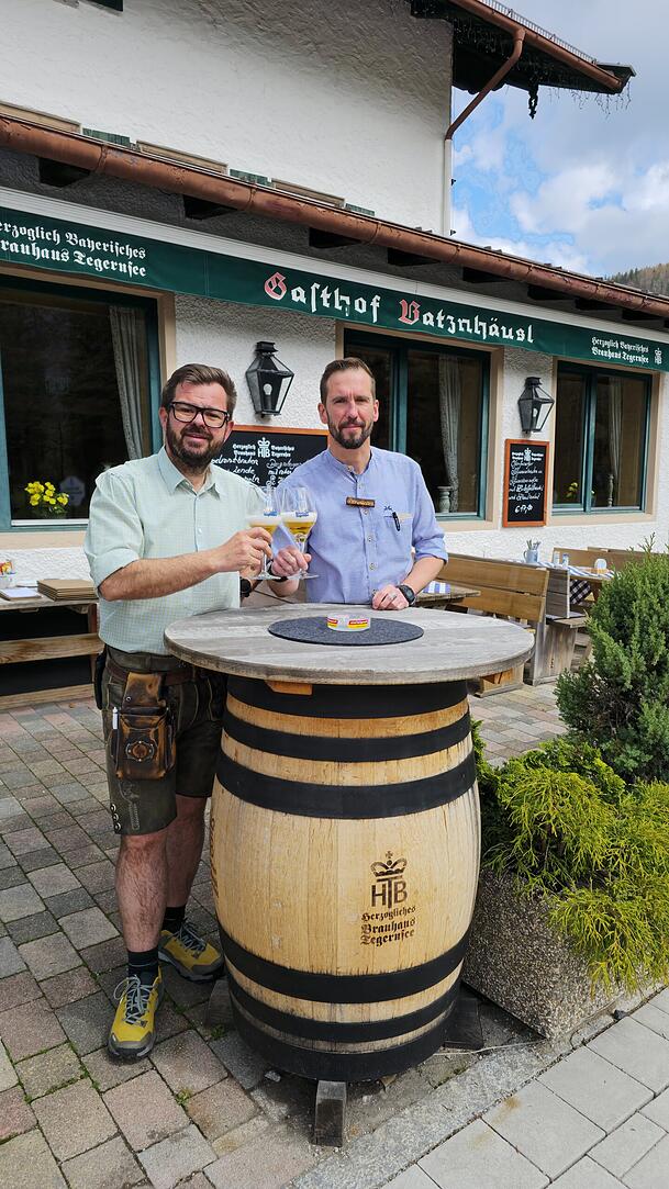 Die neuen Wirte Jan Meszaros (links) und V&aacute;clav Rada.