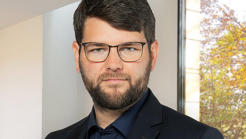 Johannes Becher (36) von den Grünen.