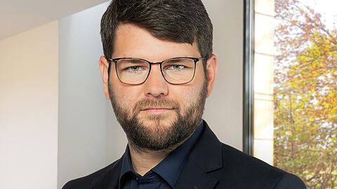 Johannes Becher (36) von den Grünen.