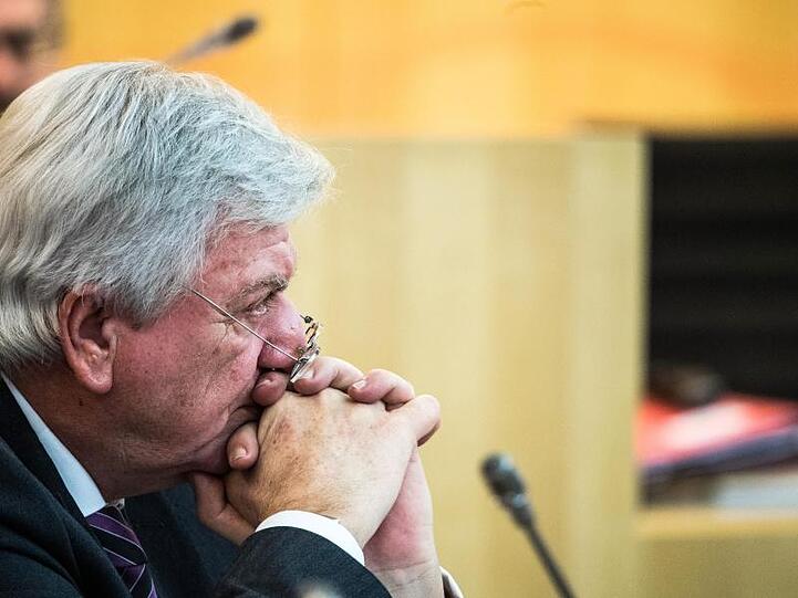 Landeschef Volker Bouffier vergangene Woche bei einer Sitzung im hessischen Landtag.