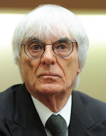 Formel 1-Boss Bernie Ecclestone war zum Prozess gegen Gerhard Gribkowksy als Zeuge geladen. Die Bilder aus dem Münchner Gericht.