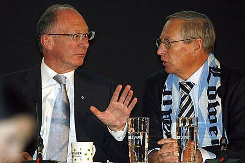 Will Ziffzer und von Linde (r.) zusammenführen: Vize-Präsident Maget.