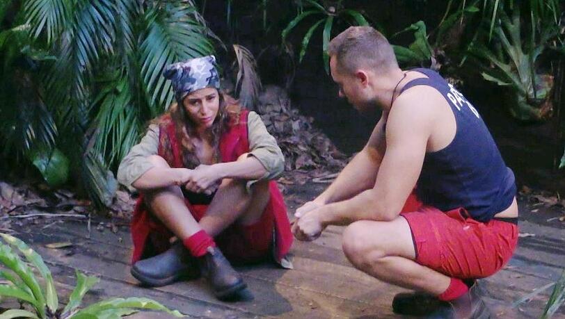 Nur Freunde? Eva Benetatou und Patrick Romer im Dschungelcamp.