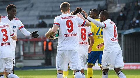 Der HSV machte in Braunschweig die Hinrunden-Meisterschaft klar.