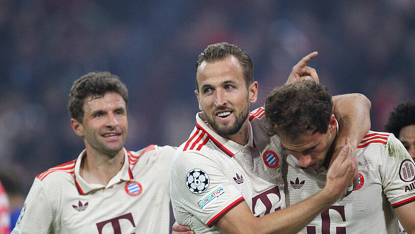 Harry Kane und Leon Goretzka treffen gegen Dinamo Zagreb.