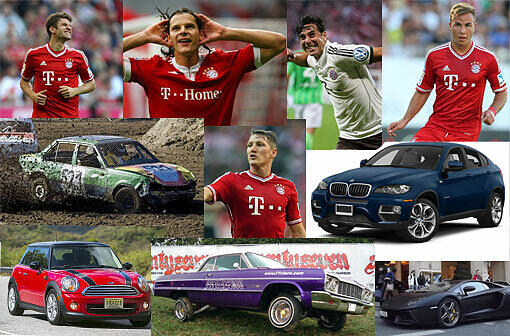 Sehen Sie die Bayern-Stars und ihre Auto-Pendants in der Klickstrecke!