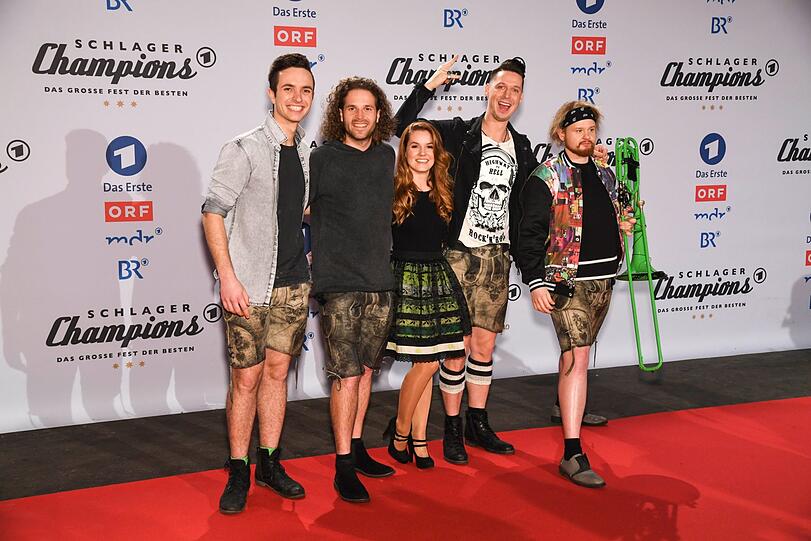 Sie eröffnen die Show: Die Draufgänger mit ihrem Hit "Cordula Grün".