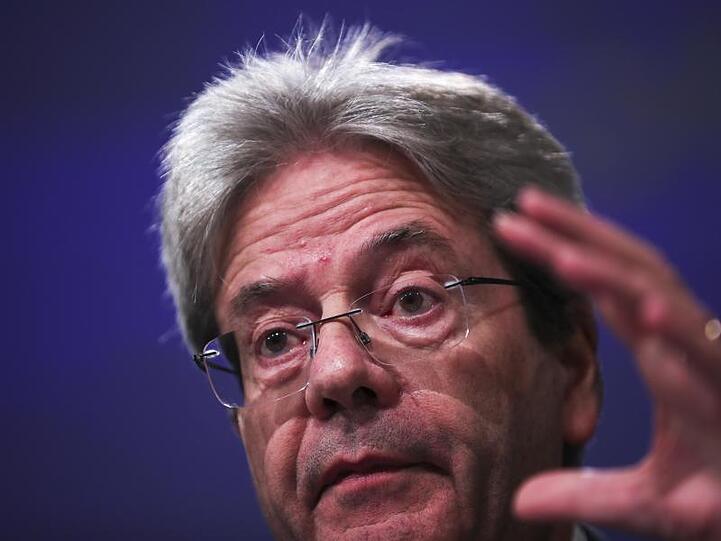 EU-Währungskommissar Paolo Gentiloni: "Die Covid-Rezession droht die Euro-Zone zu zerreißen.".