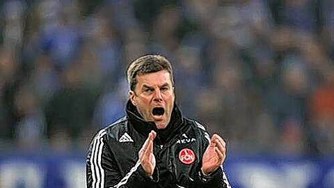 "Müssen die Tabelle ausblenden": Club-Trainer Dieter Hecking war  Leistung zufrieden, nicht aber mit dem Ergebnis.