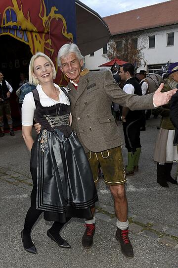 Chefin Tina Krätz mit Frederic Meisner