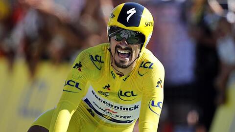 Gewann auch das Zeitfahren: Julian Alaphilippe.