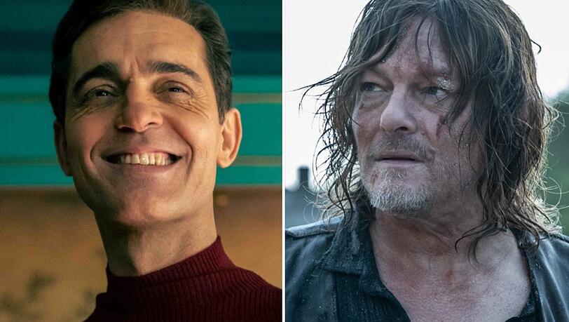 Zwei Fan-Lieblinge erhalten ihre eigenen Spin-off-Serien: Pedro Alonso in "Berlin", daneben Norman Reedus in "The Walking Dead: Daryl Dixon".