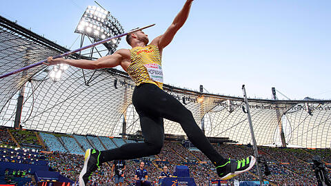 Die gelungene Leichtathletik-Europameisterschaft im August 2022 galt für viele als Testlauf für ein mögliches Olympia in München. Im Bild: der deutsche Speerwerfer Andreas Hofmann im Finale seines Wettbewerbs.
