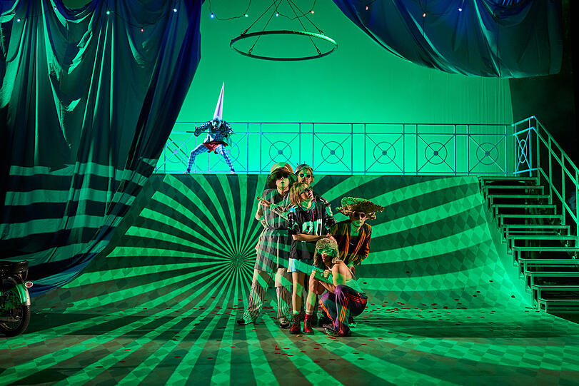 v.l.n.r.: Hardy Punzel, Finn Cosmo Faust, Annelie Straub, Janosch Fries, Michael Schr&ouml;der