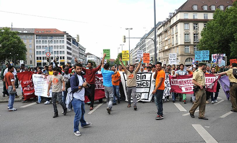 Die Bilder von der Demonstration