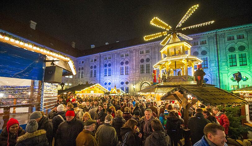 Der Weihnachtsmarkt an der Residenz