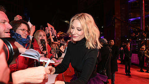Cate Blanchett vor einer Woche auf dem Roten Teppich der Berlinale.