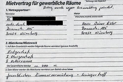 Dieser Mietvertrag für einen Swinger-Club liegt der AZ vor.