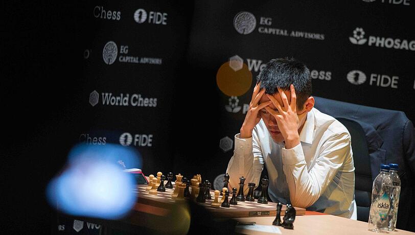 Ding Liren konnte bei der Schach-WM gegen Jan Nepomnjaschtschi ausgleichen.