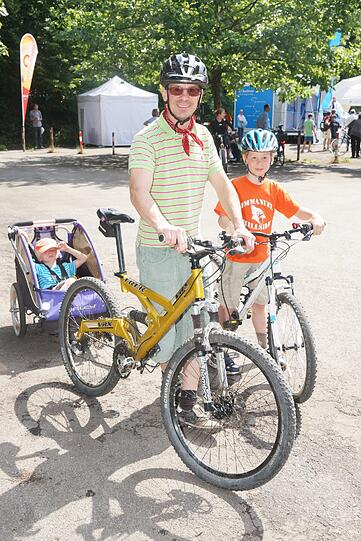 Weitere Bilder der BR-Radltour durch München.