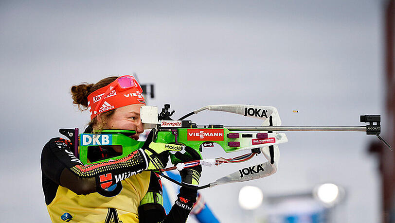 Laura Dahlmeier macht da weiter, wo sie letzte Saison aufgehört hat Laura Dahlmeier macht da weiter, wo sie letzte Saison aufgehört hat