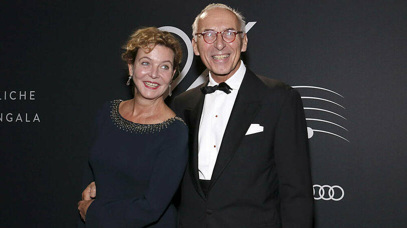 Margarita Broich mit Dirk Schmalenbach bei einem gemeinsamen Auftritt in Berlin