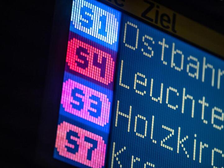 S-Bahn-Verbindungen in München. Foto: Lino Mirgeler