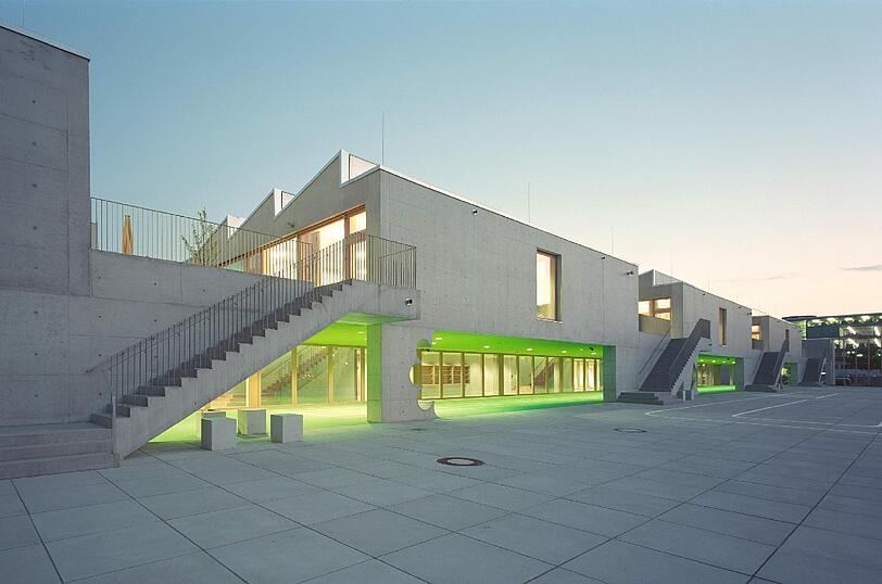 Die Grundschule am Arnulfpark stammt von den Architekten "Hess Talhof Kusmierz".