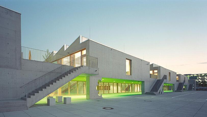 Die Grundschule am Arnulfpark stammt von den Architekten "Hess Talhof Kusmierz".