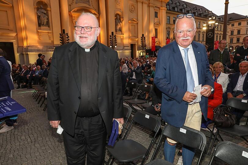 Top-Laune: Reinhard Kardinal Marx.