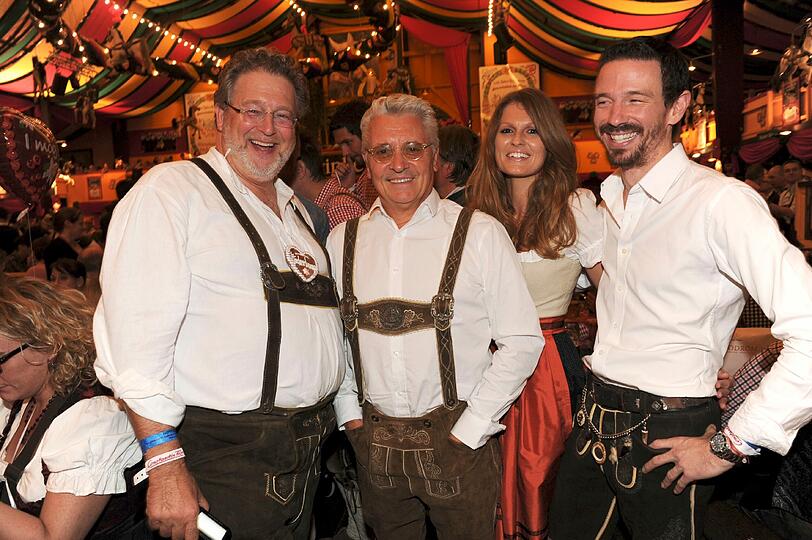 Martin Moskowitz, Henry Hübchen, Oliver Berben und Freundin Katrin Kraus