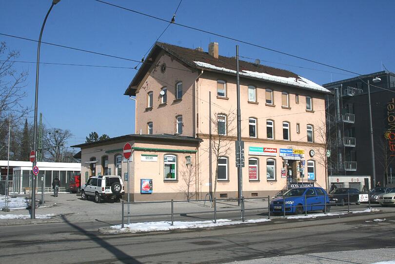 Das alte Bahnhofsgelände...