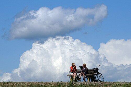 Immer häufiger tun sich Wolkenlücken auf
