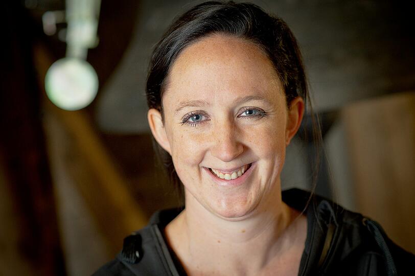 Katja Engert, die Glockensachverständige des Bistums Würzburg