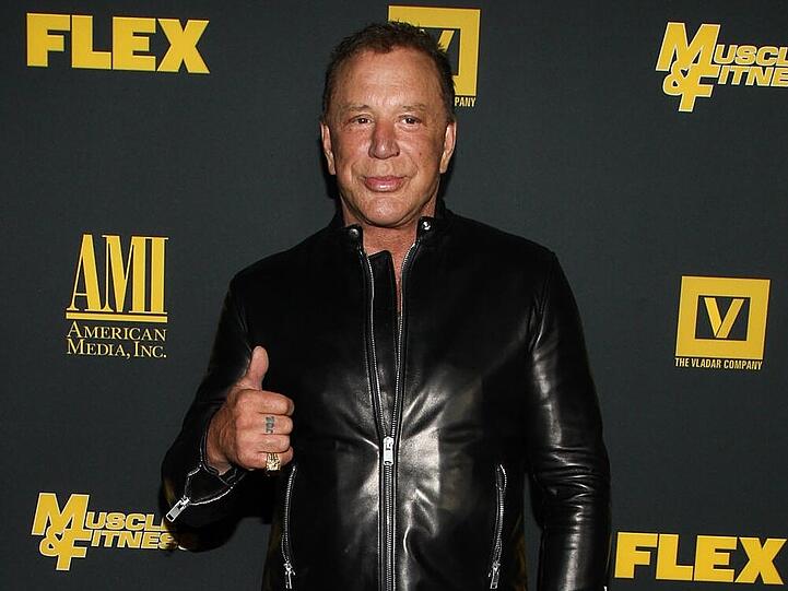 Mickey Rourke auf der "Generation Iron"-Premiere