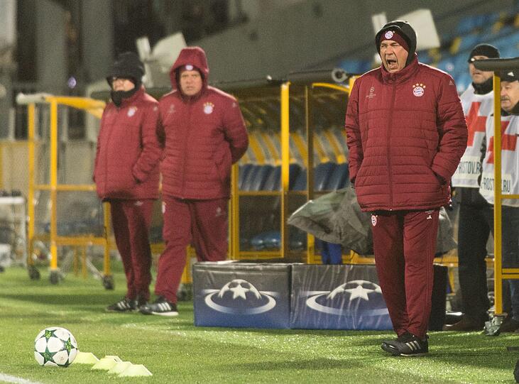 Das Abschlusstraining des FC Bayern in Rostow am Don.
