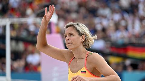 Laura Ludwig verabschiedet sich.