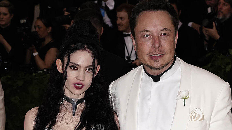 Grimes und Elon Musk im Jahr 2018