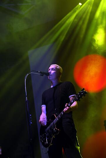 Gute Laune, Witz und Ironie: Die Ärzte beim Konzert in der Olympiahalle.