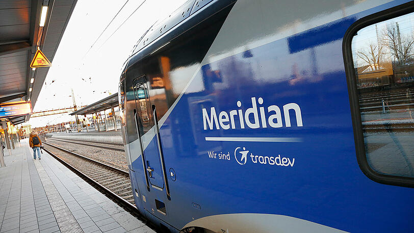Einige Meridian-Züge können wegen des Oberleitungsschadens nicht fahren. (Archivbild)