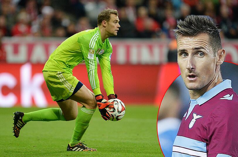 Neuer im Sturm? Für Miroslav Klose nicht unorstellbar.