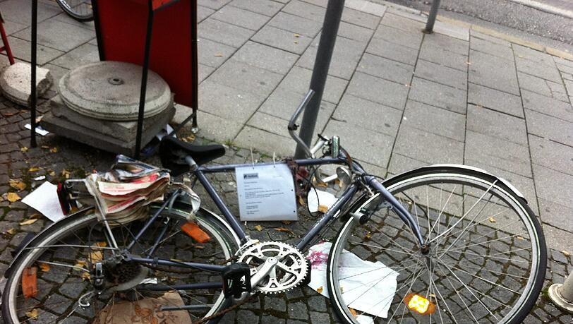 Ein Sturz mit dem Fahrrad ist schnell passiert Ein Sturz mit dem Fahrrad ist schnell passiert