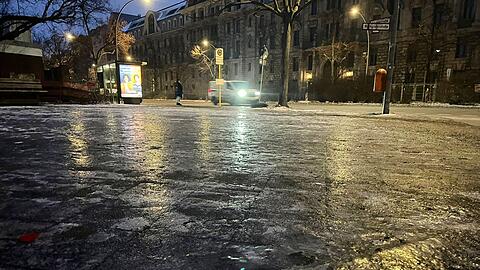 Es kann wieder - oder weiter - glatt werden.